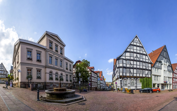 Altstadt von Bad Wildungen, Deutschland