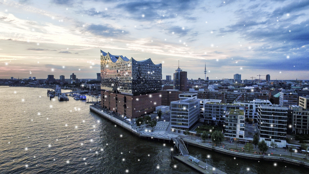 Elphilharmonie im Winter