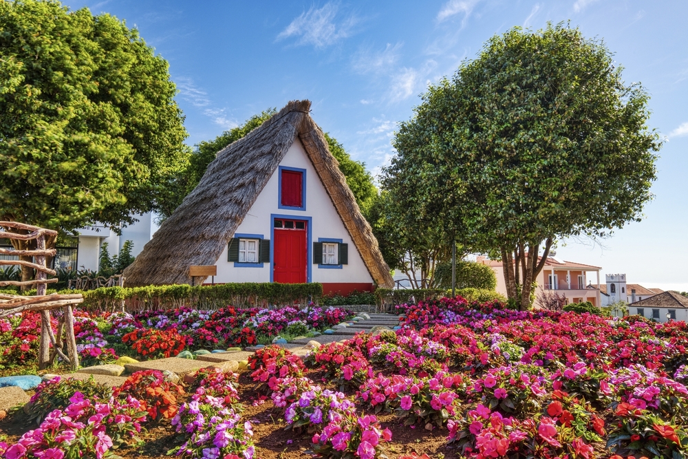 Traditionelles Haus auf Madeira