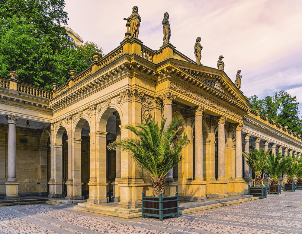 kleiner Tempel in Karlsbad in Tschechien
