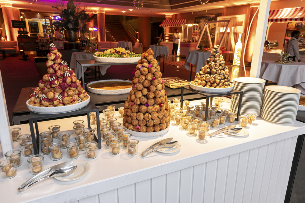 Buffet bei der Silvesterparty im Grand Elysee Hamburg