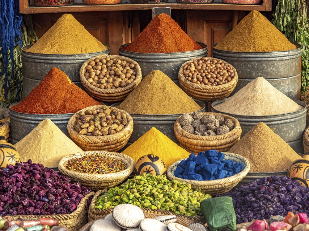 Gewürzstand in Marrakesch 
