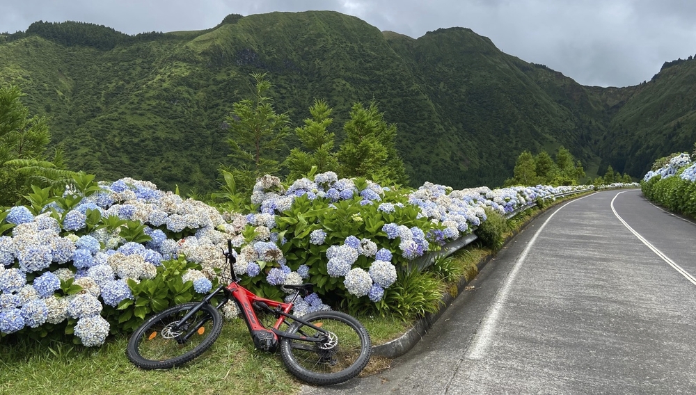 E-Bike auf den Azoren