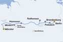 Silvester Flusskreuzfahrt Münster-Berlin / MS THURGAU SAXONIA