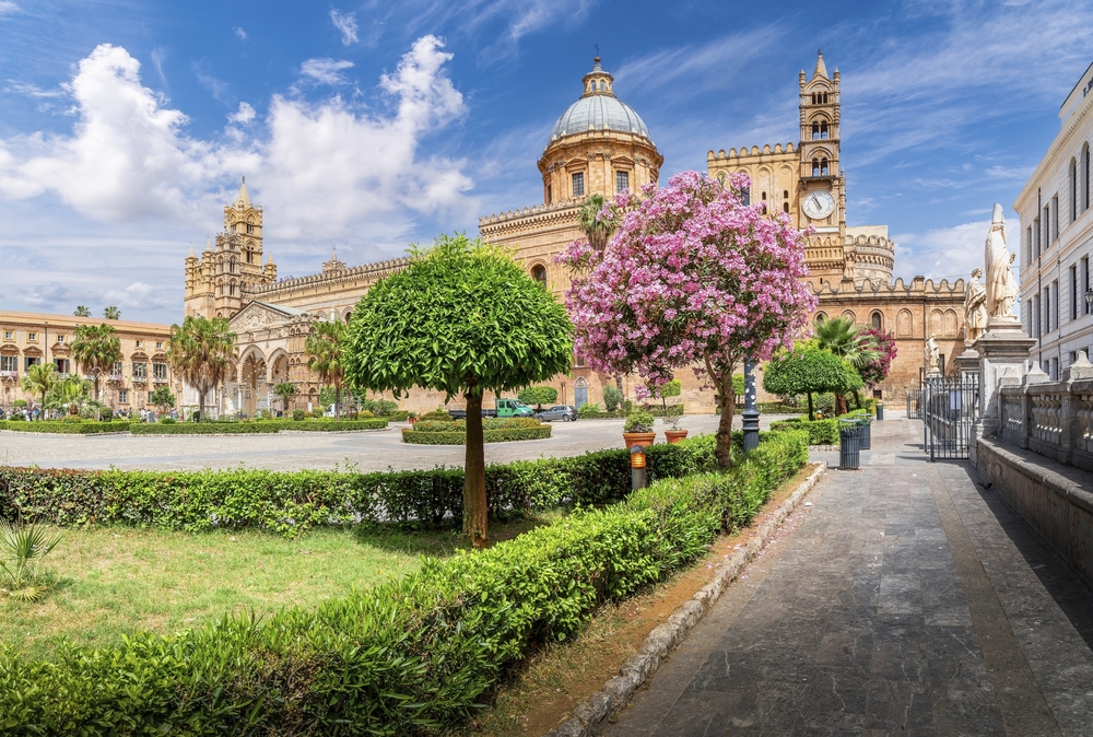 Die Kathedrale von Palermo, Sizilien, Italien.